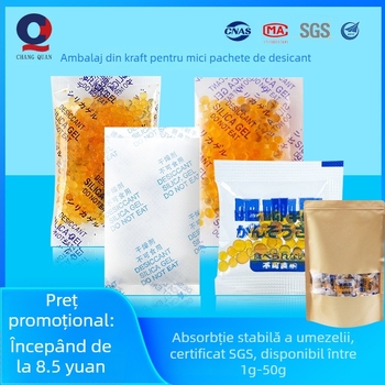 Desicant casnic — Changquan; usucă și desumidifică; ambalaj: pungă; poziționare: așezat plat