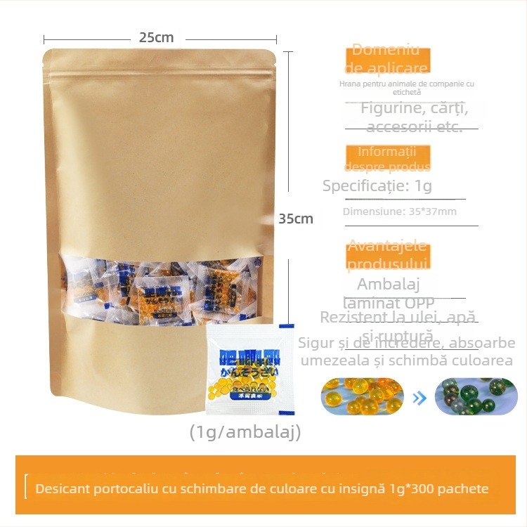 Desicant casnic — Changquan; usucă și desumidifică; ambalaj: pungă; poziționare: așezat plat