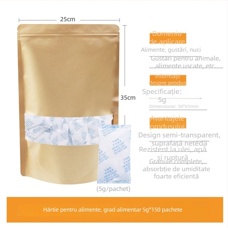 Desicant casnic — Changquan; usucă și desumidifică; ambalaj: pungă; poziționare: așezat plat