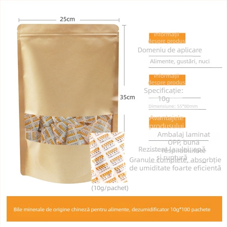 Desicant casnic — Changquan; usucă și desumidifică; ambalaj: pungă; poziționare: așezat plat