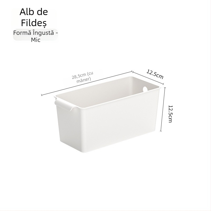 Cutie de depozitare pentru birou, plastic PP, 18 L, model 1013, fără capac, cu posibilitate de stivuire