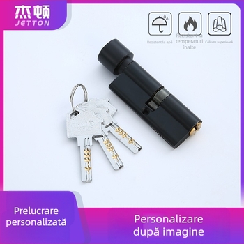 Cilindru de încuietoare pentru uși interioare din lemn | cupru placat cu aluminiu | marca Jayton