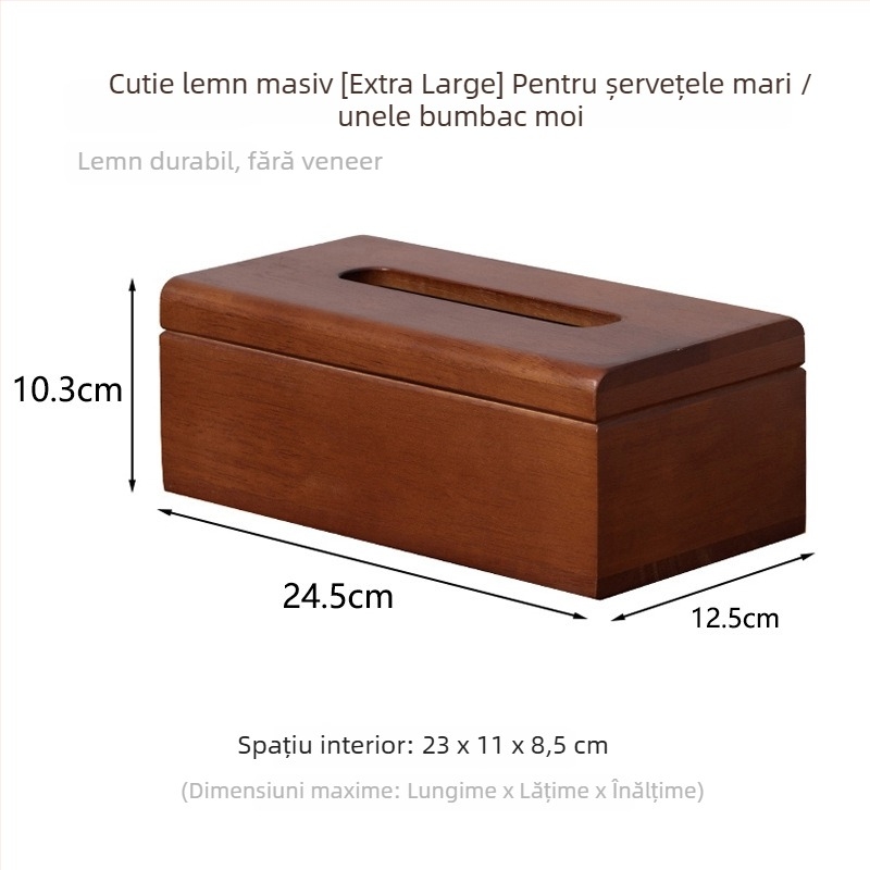 Cutie de șervețele din lemn, model ZJH03, imprimare logo disponibilă, personalizare, multifuncțională, Stil Chinez Nou