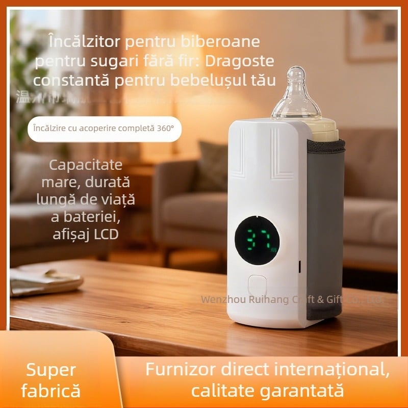 Încălzitor de lapte model 1 — Încălzitor portabil USB-C, pentru mașină, 18W