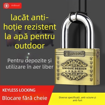 Lacăt pentru uz casnic, Tip C – Anbond, din oțel aliat, stil modern