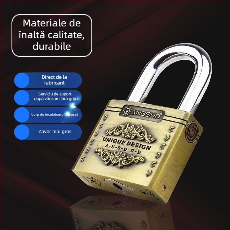 Lacăt pentru uz casnic, Tip C – Anbond, din oțel aliat, stil modern