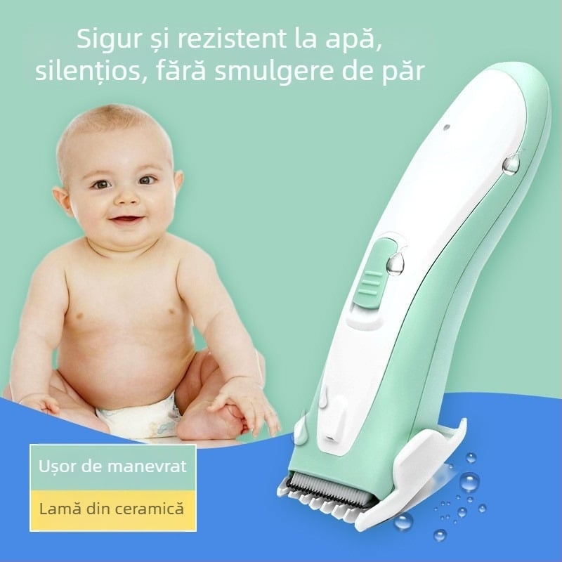 Mașină de tuns bebeluși – reîncărcabilă, 2.4V, rezistentă la apă, Ruoli, marcă privată autorizată