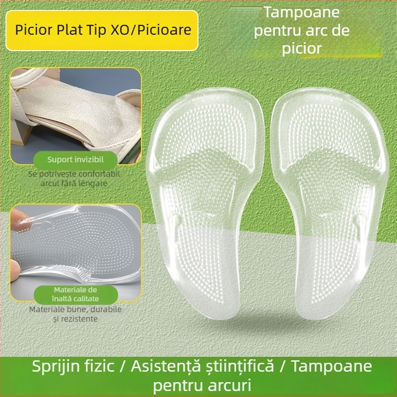 Talpă arc din silicon – talpă ortopedică, jumătate de talpă, unisex (S/L)
