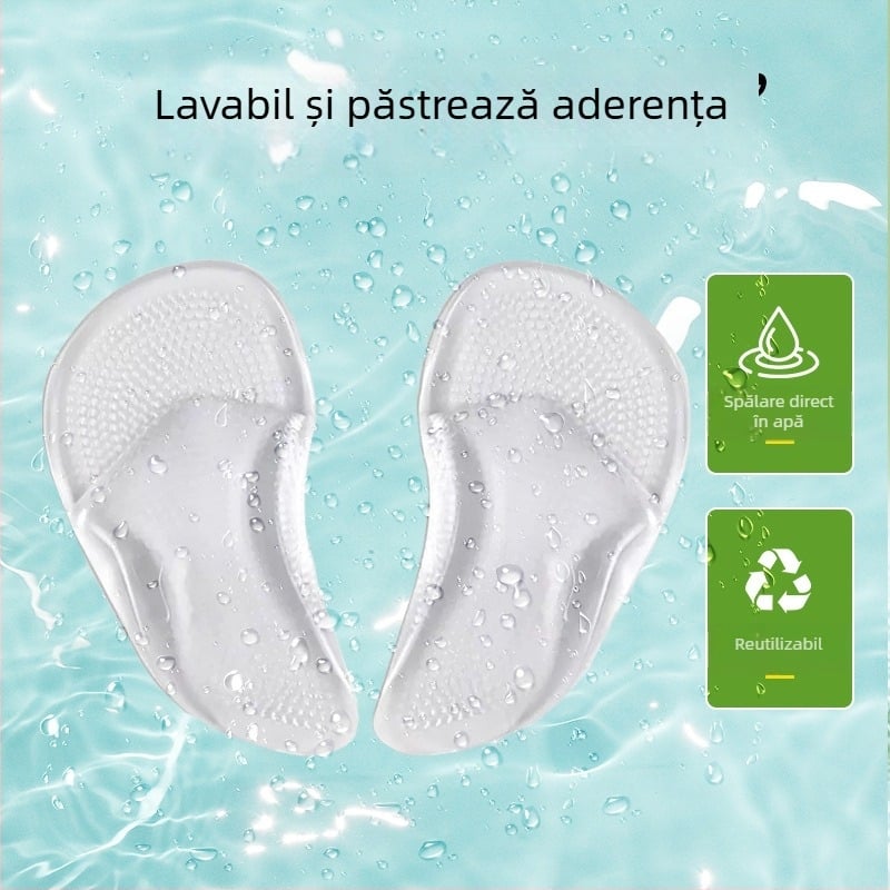 Talpă arc din silicon – talpă ortopedică, jumătate de talpă, unisex (S/L)