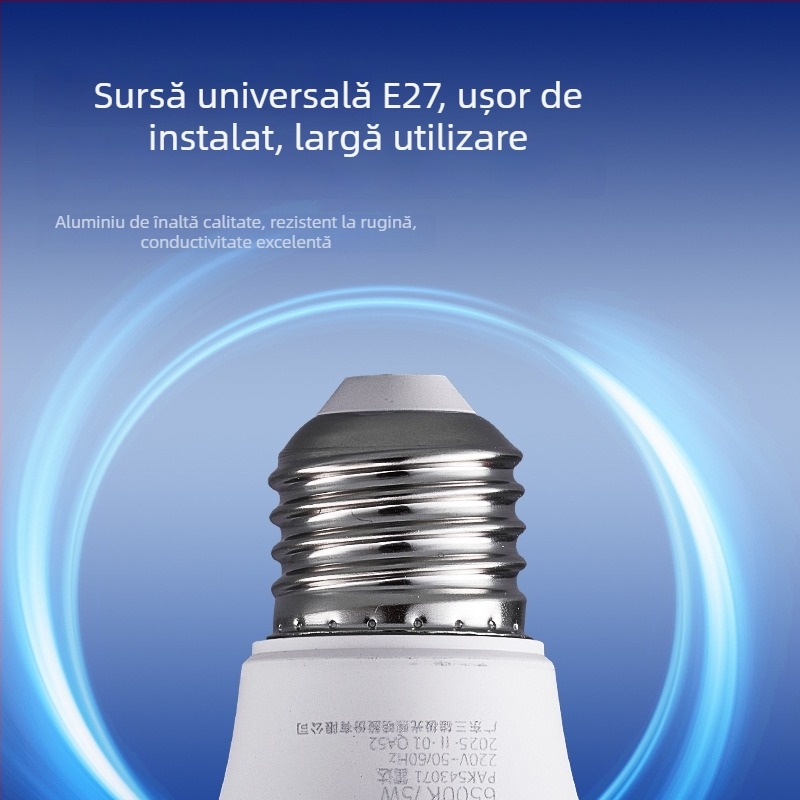 Lampa LED cu senzor radar pentru coridoare și scări, soclu E27, 220V, 95 lm/W, model PAK543071/PAK543072