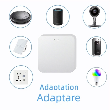 Graffiti SY-WZJ1 Gateway Zigbee inteligent, control central Tuya Smart 3.0, Wi-Fi 2,4 GHz, protecție firewall