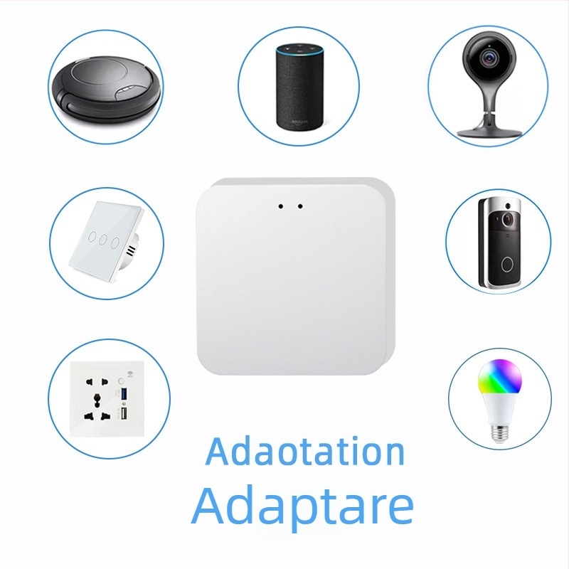 Graffiti SY-WZJ1 Gateway Zigbee inteligent, control central Tuya Smart 3.0, Wi-Fi 2,4 GHz, protecție firewall