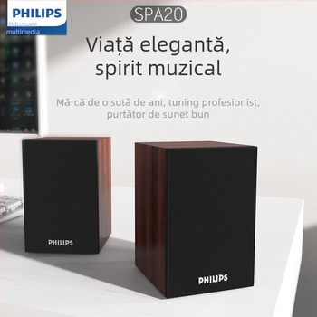 PHILIPS SPA20 difuzor de birou din lemn USB pentru calculator și laptop, 2023
