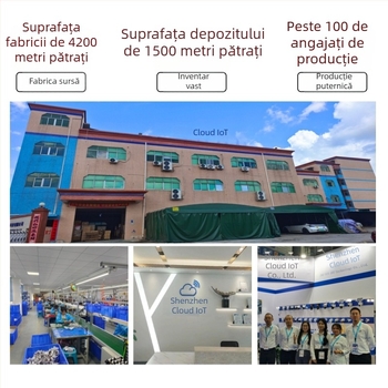 Cameră de rețea pentru exterior 1080P cu vedere nocturnă, IR până la 20 m, detecție de oameni și mișcare, interval de temperatură -20°C până la 80°C