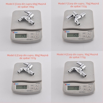 robinet din cupru pentru mașina de spălat, montaj rotativ, cartuș ceramic, robinet cu o singură manetă