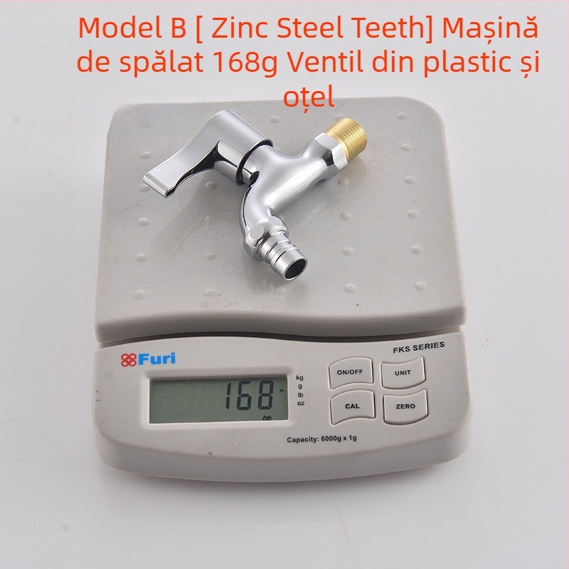 robinet din cupru pentru mașina de spălat, montaj rotativ, cartuș ceramic, robinet cu o singură manetă