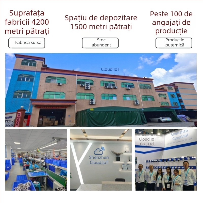 Cameră IP cu înregistrare 1080P HD, vedere de noapte, distanță IR 20 m, detecție de mișcare și de persoane, pentru exterior, interval de funcționare -20°C până la 80°C