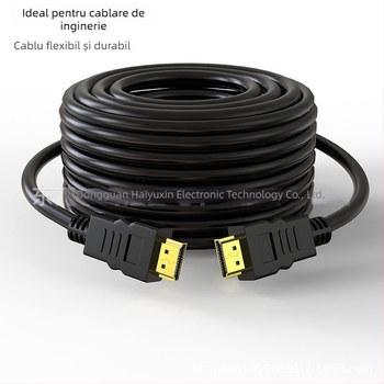 Cablu HDMI pentru TV/proiector, cupru, conectori placați cu aur, lungime 1,5–30 m