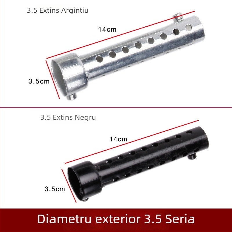 Conductă de evacuare modificată pentru motocicletă, Mopie Silencer, fier, pentru modificarea motocicletei