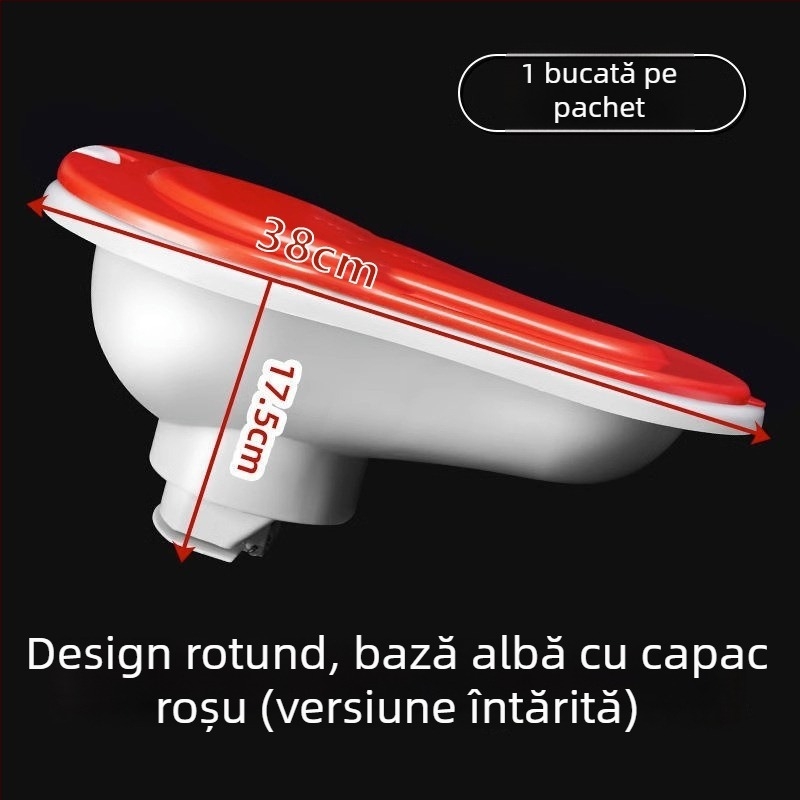 Toaletă temporară din plastic pentru construcții — fără rezervor, diametru standard al conductei de canalizare, fără sifon