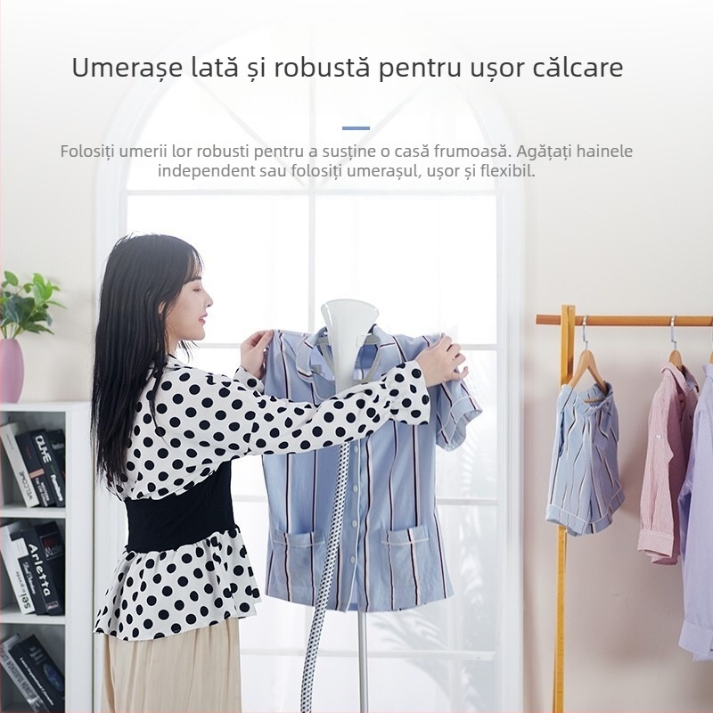 Konka Aburitor de haine pliabil, portabil, cu ridicare verticală, 1800W, rezervor 1.4-1.8L, control temperatură în 8 trepte, 111-240V AC