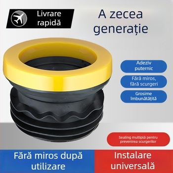 Flanșă pentru toaletă cu inel etanș înălțat – Material: rășină urea-formaldehidă, OEM