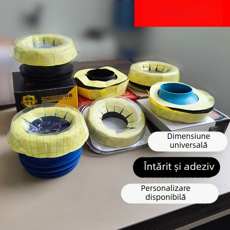 Flanșă pentru toaletă cu inel etanș înălțat – Material: rășină urea-formaldehidă, OEM