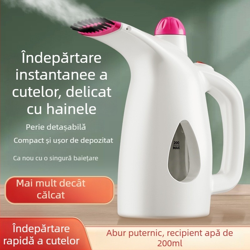 Fier de aburi manual pentru haine – aparat portabil de călcat cu aburi, tensiune ≤36V, putere <1000W, sursă de alimentare: Alte