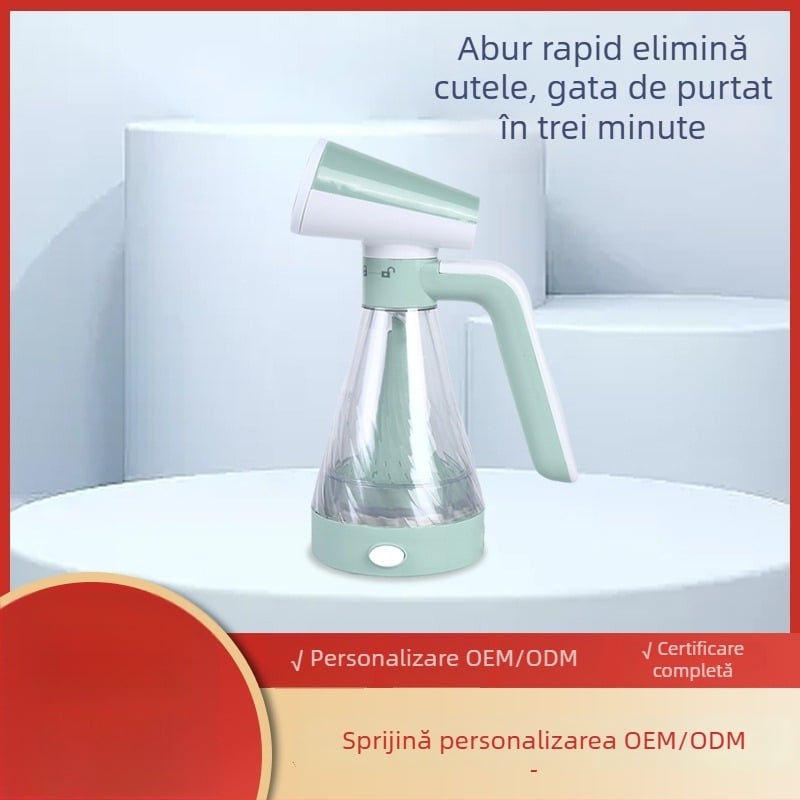 Mașină de călcat cu abur portabilă – pentru cămine, 600W, 111–240V CA, capacitate <0.8L, operare mecanică