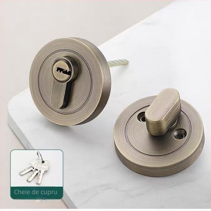 Yigu încuietoare ascunsă pentru uși interioare din lemn, aliaj de zinc, stil modern minimalist