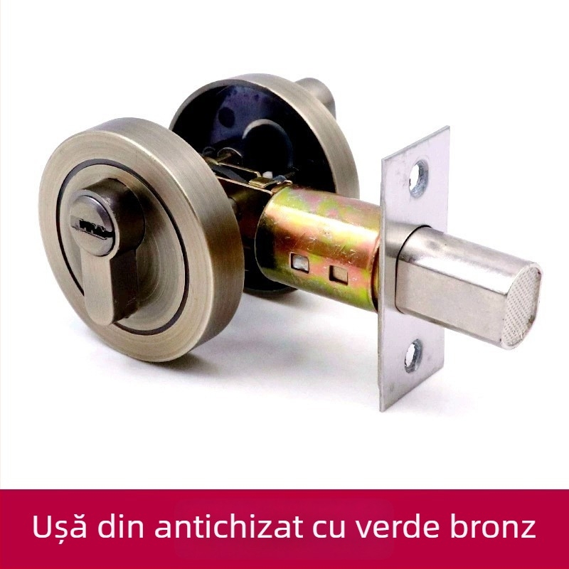 Yigu încuietoare ascunsă pentru uși interioare din lemn, aliaj de zinc, stil modern minimalist