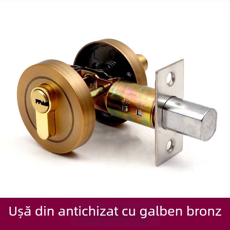 Yigu încuietoare ascunsă pentru uși interioare din lemn, aliaj de zinc, stil modern minimalist