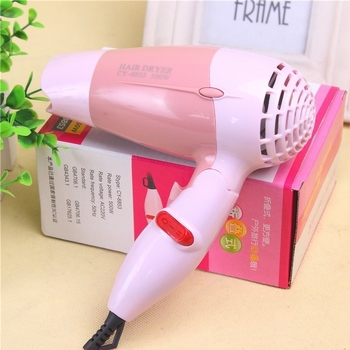 Uscător de păr pliabil, 700W, 220V, motor cu perii, aer rece/cald, mâner pliabil