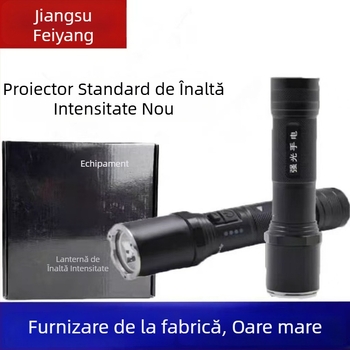 Lanternă din aliaj de aluminiu cu LED, 3 W, baterie 2000 mAh, reîncărcabilă