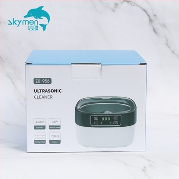 Mașină de curățare cu ultrasunete all-in-one pentru uz casnic, model ZX-956, 43 kHz, 35 W, 1 slot