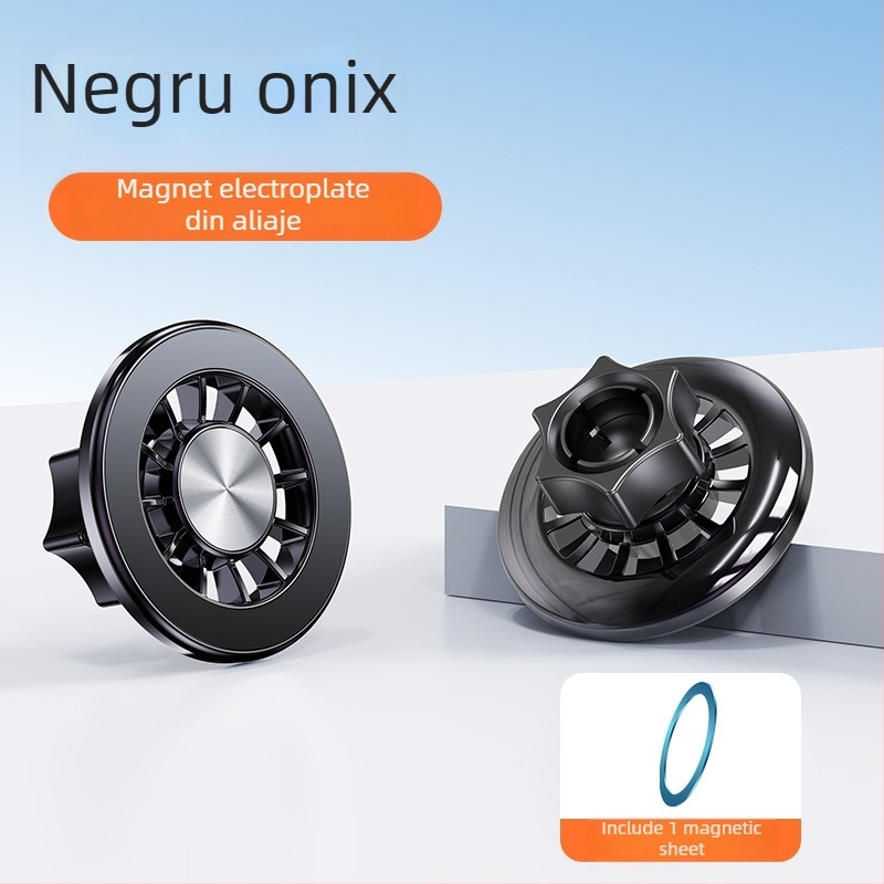 Cap magnetic MagSafe inelar pentru suport auto pentru bord, magnet N52, plastic ABS, montare magnetică, include foi de magnet
