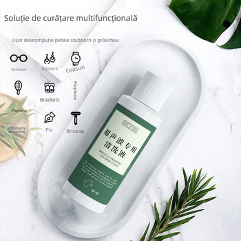 Mașină de curățare cu ultrasunete cu lichid de curățare pentru ochelari, ceasuri și bijuterii — alimentare USB, mod mecanic, capacitate de până la 300 ml, control temperatură cu un singur regim, marca Singer