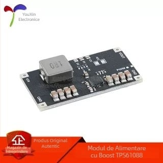 Modul TPS61088 Boost DC-DC pentru baterie Li-Ion, intrare 5V/9V/12V, ieșire până la 10A
