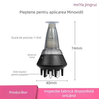Mriya SR-2102 Aplikator Minoxidil cu Cap de Masaj pentru Îngrijire a Scalpului – Pentru Căderea Părului, Etichetă Privată Licențiată