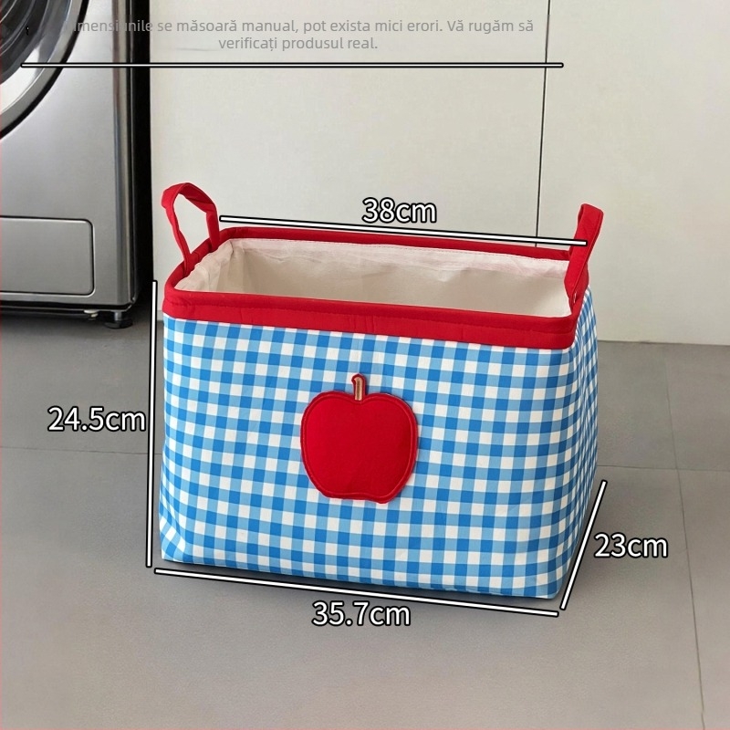 Coș de rufe murdare pentru baie — capacitate mare, pliabil, material bumbac-lin, stil minimalist modern