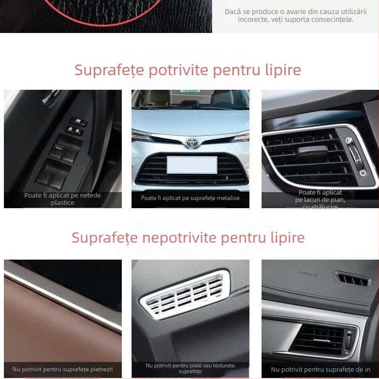 Autocolant pentru caroserie cu text, personalizabil, montaj cu adeziv, material: Altul