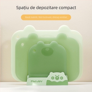 Tăietor din plastic de calitate alimentară pentru uz casnic, anti-derapare, rezistent la mucegai, potrivit pentru hrana de bebe și pregătirea fructelor și legumelor