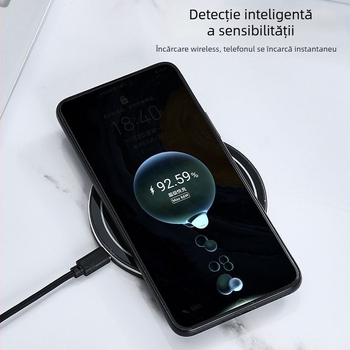 Suport încălzitor pentru pahar cu încărcare wireless – carcasă ceramică, fără întrerupere automată, fără cablu