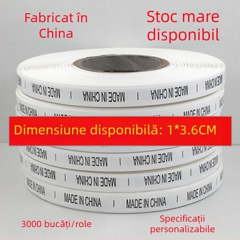 Etichetă de spălare, material bandă, Changtong Clothing, pentru îmbrăcăminte