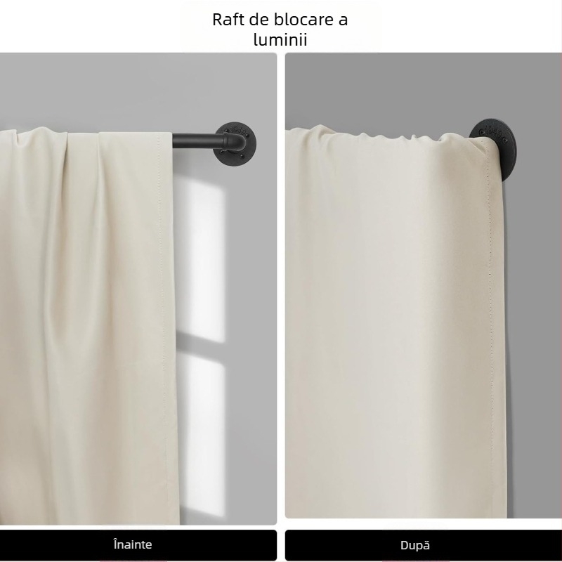 Bară pentru perdea - Extensibilă, Stil Industrial Nordic, Oțel cu carbon, Personalizabilă, Etichetă privată licențiată, Brand: Ijiale