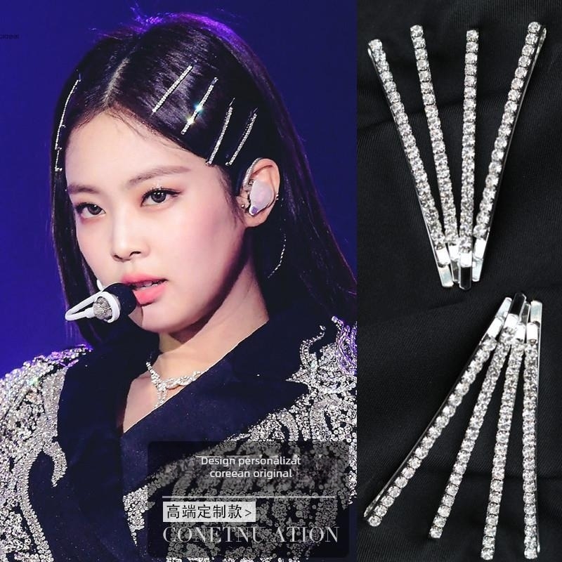 Clip de păr metalic cu cristale Yuyue – accesorii feminine minimalist, placare electroplată