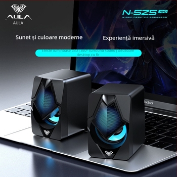Wolf Spider N-525 difuzor pentru calculator cu alimentare USB, 2 canale, intrare 3,5 mm, 5W, 200Hz-16kHz