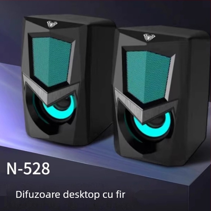 Wolf Spider N-525 difuzor pentru calculator cu alimentare USB, 2 canale, intrare 3,5 mm, 5W, 200Hz-16kHz