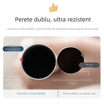 Bară pentru perdele fără găuri, cu braț telescopic pentru fereastră de colț, suport îngroșat vopsit, oțel inoxidabil, stil modern minimalist