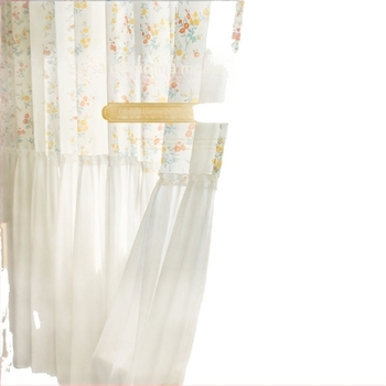 Dengtuo Draperie din poliester transparentă, stil lux ușor, pentru living, dormitor și balcon